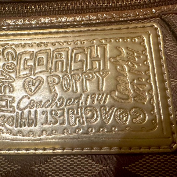 EUC Vintage Coach Poppy Wallet Wristlet - Picture 2 of 10